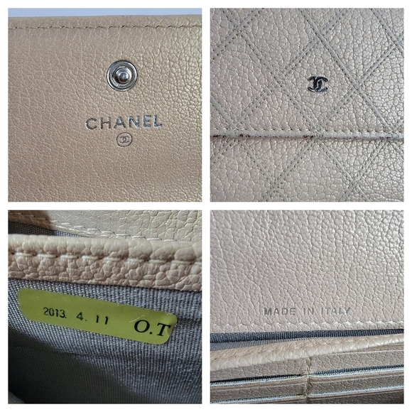 🔥EUC CHANEL Bicolore Quilted CC Logo Long Wallet - Picture 8 of 12